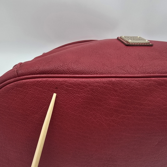 Dooney & Bourke Kristen Red Leather Tote Bag - Picture 10 of 16